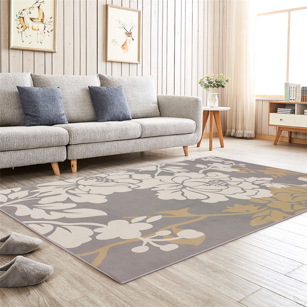 Contemporary Modern Soft Area Rugs Nonslip Home Room Carpet Floor Mat Rug 
