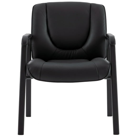 Top Grain, Genuine Leather Waiting Room Chair – Four Legged