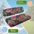 thumbnail image 6 of POLERO Tropical Hibiscus Flower Leaves Print Golf Cart Seat Cover for Women Men, Breathable Universal Ezgo Golf Cart Front Seat Cover Easy to Install Vehicle Accessories, 6 of 8