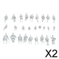 thumbnail image 1 of Figuras de Maquetas, Personas Sentadas, Paisaje en Miniatura, Accesorios Ferroviarios, 22 Mm, Escala 1:75 , , 2 piezas, 1 of 8