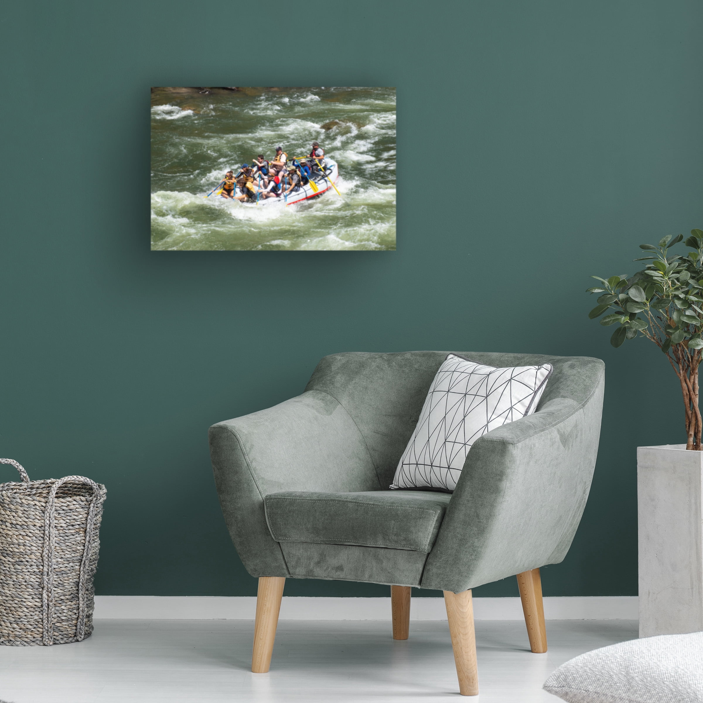 Robert Michaud 'Raft 3' Canvas Art