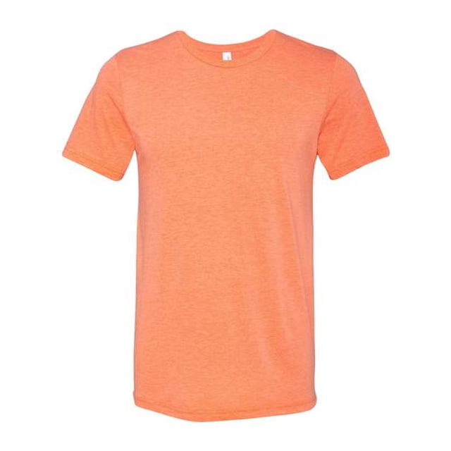 Camiseta de manga corta unisex Triblend de Bella + Canvas S NARANJA TRIBLEND bella lienzo 3413