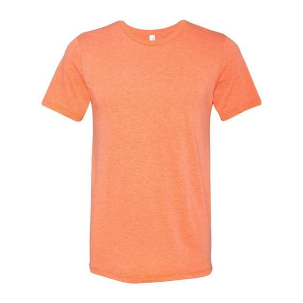 Camiseta de manga corta unisex Triblend de Bella + Canvas S NARANJA TRIBLEND bella lienzo 3413