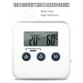 thumbnail image 4 of Meat Thermometers & Timers with LCD Display Thermometer Clock Timer with Stainless Steel Probe Instant Digital Read Meat Thermometer for BBQ Meat Milk Coffee, 4 of 8