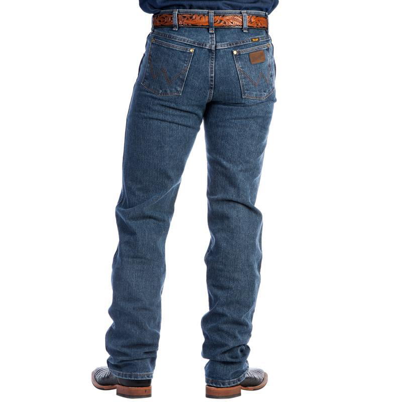 Wrangler 47MACMT Advanced Comfort Jeans Mid Tint Blue 40x30 