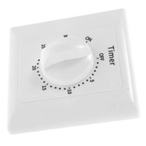 Mechanical Timer Switch Indoor Electrical Outlets Countdown Timer with Time Delay Ideal for Lights and Fans