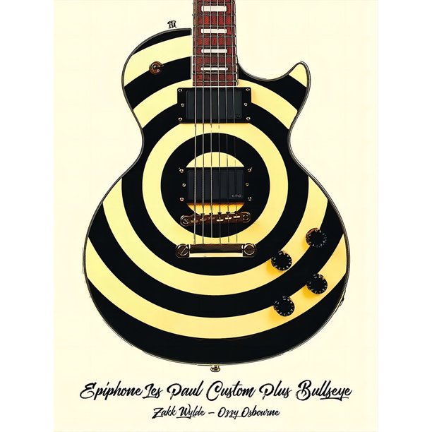 Póster decorativo La mejor pintura de guitarra, decoración del hogar para pared, Bar, 30x40cm