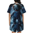 thumbnail image 3 of Lsque Chucky Women's Short-Sleeved Pajama Set - 2 Piece Soft and Lightweight Sleepwear Set-Large, 3 of 9