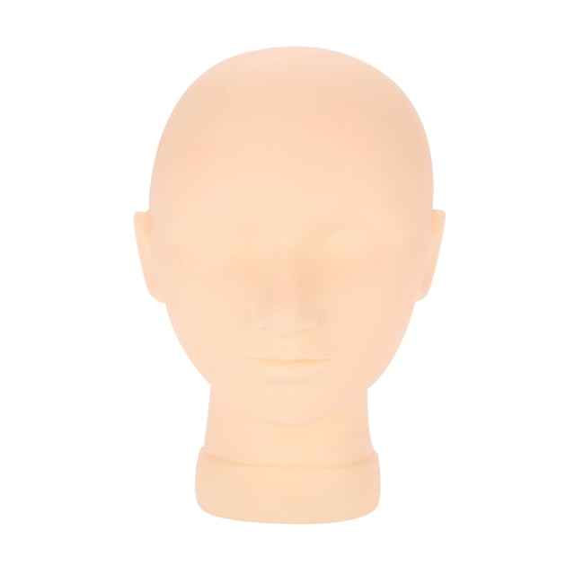 Maniquí de práctica de maquillaje, maniquí de práctica de maquillaje profesional Cabeza de maniquí de silicona Cabeza de maniquí elaborada con cuidado