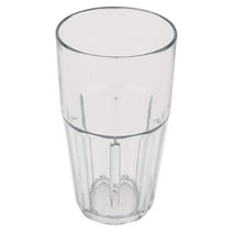 G.E.T. Heavy-Duty Faceted Shatterproof Tumbler, 22 Ounce, Clear (Set of 12)