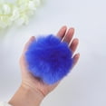 thumbnail image 5 of MRLESS FOMIYES Set of 12 Plush Hair Pom Pom Keychains for Bags and Accessories, 5 of 6