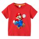 thumbnail image 1 of Camiseta de algodón puro con estampado de dibujos animados de Super Mario para niños, camiseta de manga corta cómoda, varios colores, regalos de navidad, novedad de verano 2022 zhangmengya LED, 1 of 2