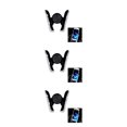 thumbnail image 4 of yingyy Metal Car Phone Holder Stand With Rhinestone Decor For Exquisite Craftsmanship Bracket Elegant 3Set, 4 of 6