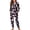 Cat Stars Pink Black, variant on SCRAWLGOD Vintage Leopard Print Womens Pajamas Sets 2 Piece Long Sleeve and Pant Pj Sets Wrinkle-Free Round Collar Sleepwear with Drawstring Pockets Sleepwear Lounge Set, XXL