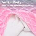 thumbnail image 3 of Catalonia Mermaid Tail Blanket, Soft Flannel Fleece All Seasons Sleeping Blanket for Kids Adults, Rainbow Ombre Fish Scale Design Snuggle Blanket, Best Gifts, 3 of 8