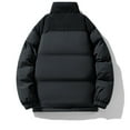 thumbnail image 4 of BXINGOHAI Men's Puffer Jacket Thickened Winter Coat Warm Stand Collar Zip Up Jacket Ski Coat, 4 of 4