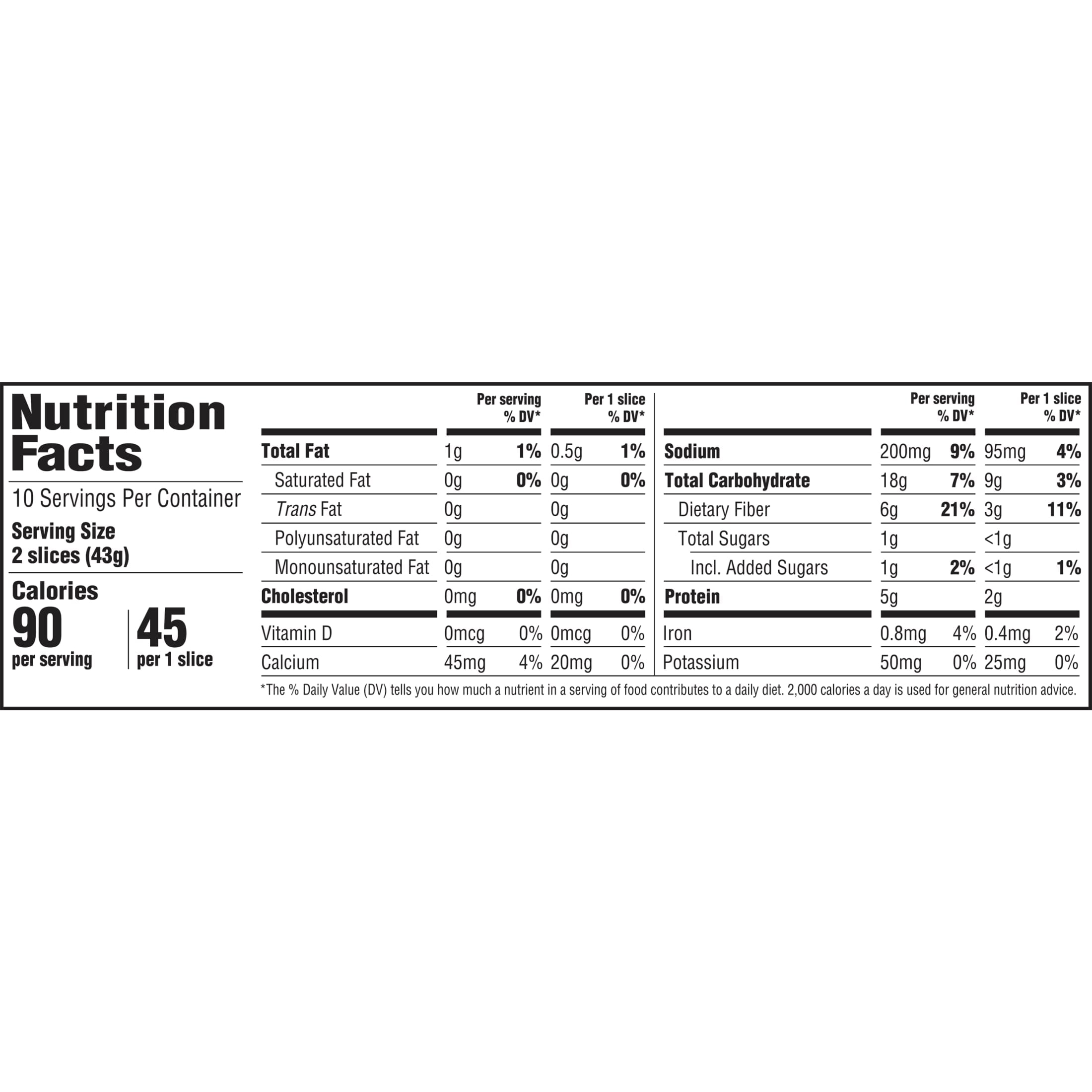 Nature's Harvest Healthy Habits White Made with Whole Grains Bread, 15 oz, Plain White Bread, Bag