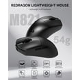 thumbnail image 2 of Ratón inalámbrico para juegos Redragon M821 Tri-Mode 54G negro, 2 of 9