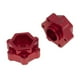 thumbnail image 3 of Acoplador hexagonal de copa de eje trasero de aleación de aluminio, adaptador + adaptador hexagonal de 5 mm para eje sólido de camión 4WD, pa ROJO Sunnimix Acoplador hexagonal, 3 of 5