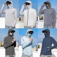 thumbnail image 3 of UPF 50+ UV Protection Zip-Up Sweatshirt for Couples with Sunscreen Feature, 3 of 3