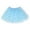 Light Blue, variant on Sparkling Layered Tutu Skirt for Girls, 3-Layer Tulle Design with Stars and Sequins, for Party, Dance, and Ballet Performance, Ages 4-12