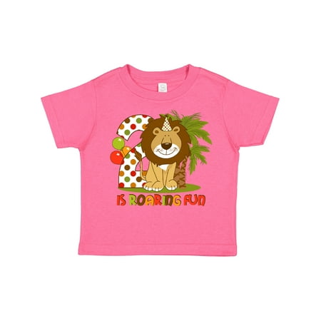 

Inktastic Cute Lion 2nd Birthday Gift Toddler Boy Girl T-Shirt