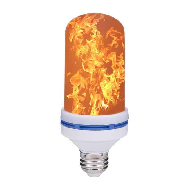 DODOING LED Flame Effect Fire Light Bulbs E26 Flickering Fire