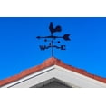 thumbnail image 3 of EZ Vane Rooster Weathervane | Garden Mount | 14 Gauge Steel | Sealed Ball Bearings | Home or Garden, 3 of 10
