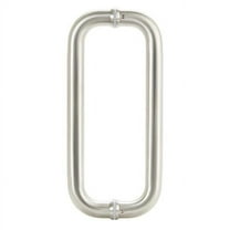 Brinks 12 in. L Satin Silver Stainless Steel Door Pull