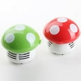 thumbnail image 6 of Mini Cartoon Mashroom Vacuum CleanerW1re1essDust Remover 2 Batteries Duster, 6 of 15