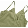thumbnail image 3 of Amazhiyu Womens Cotton Summer Spaghetti Strap Sleeveless Midi Wrap Dress Pockets, 3 of 8