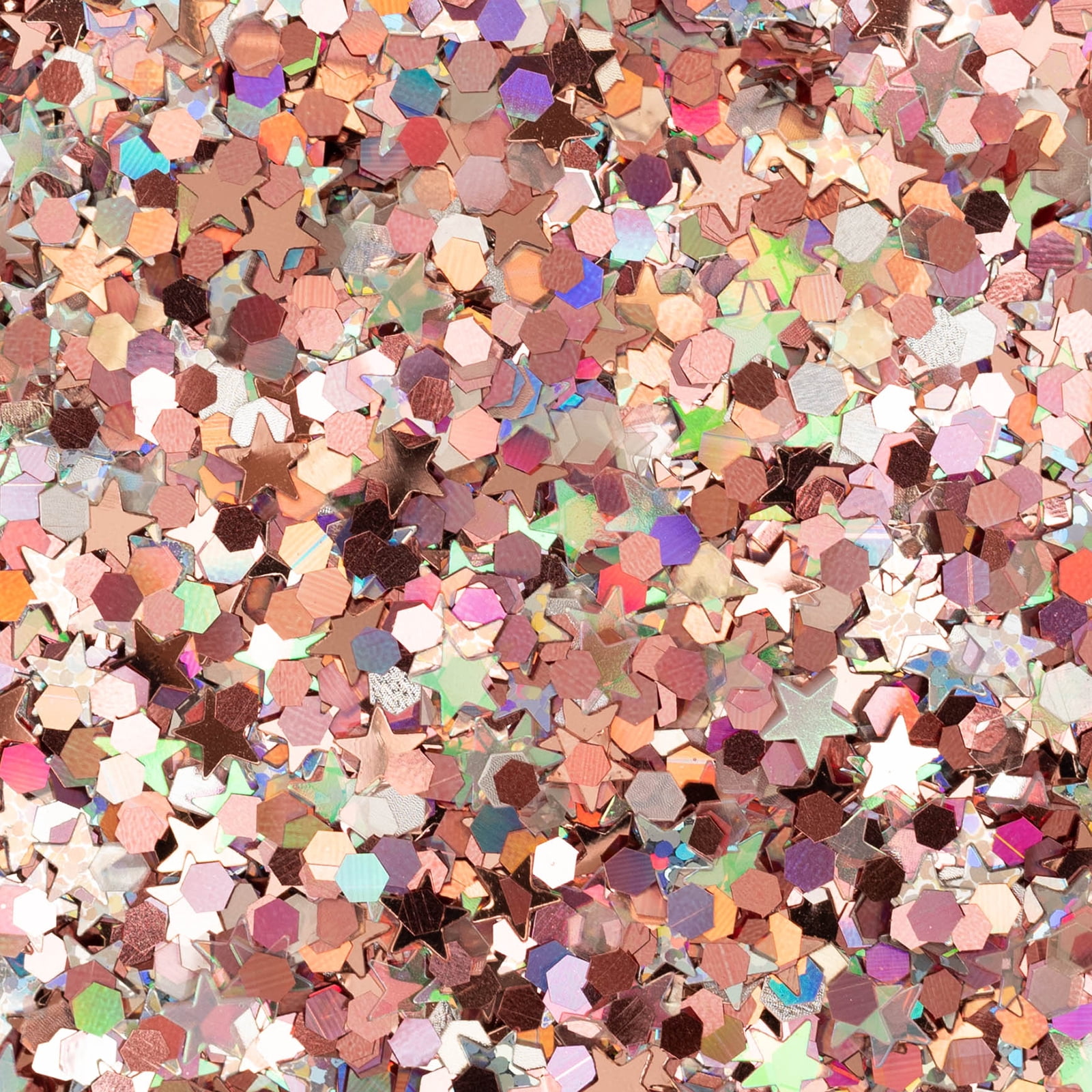 Recollections Rose Stars Specialty Polyester Glitter, 0.73oz., 12 Pack