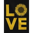 thumbnail image 2 of Love Sunflower Sweatshirt for Women Girls Cute Women Hoodie XX-Large Black, 2 of 6