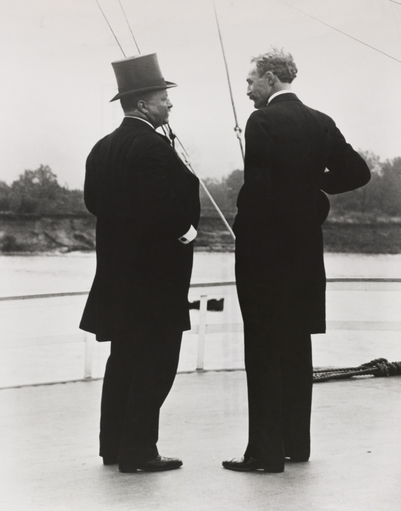 Theodore Roosevelt And Gifford Pinchot Aboard The Steamship Mississippi