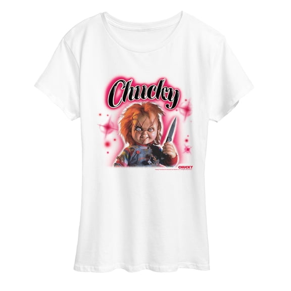 Chucky - Graffiti- Women's Short Sleeve Graphic T-Shirt Short Sleeve Graphic T-Shirt