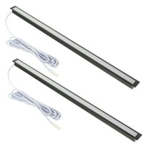 UPOUART 2Pcs LED Under Cabinet Lighting with Hidden Mount Design White for Cupboard