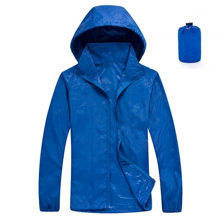 Patlollav Rain Jackets for Women Hood Windbreaker Jackets Sun Hoodie Light Raincoats With Storage Bag Patlollav Rain Jackets for Women Hood Windbreaker Jackets Sun Hoodie Light Raincoats With Storage Bag