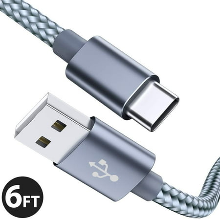 6FT USB Type C Cable Fast Charging Cable USB-C Type-C 3.1 Data Sync Charger Cable Cord For Samsung Galaxy S10 S10+ S9 S9+ Galaxy S8 S8 Plus Nexus 5X 6P OnePlus 2 3 LG G5 G6 V20 HTC M10 Google Pixel XL price history on PriceWatchPro