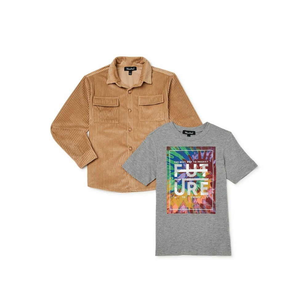 mustard bleached shirt