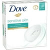 Dove Sensitive Skin Hypo-Allergenic Beauty Bar Soap, Unscented, 4 oz bars, 10 ea (Pack of 2)