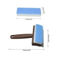 thumbnail image 2 of Uxcell Shower Squeegee Cleaning Kit with Sponge & 2 Extra Replacement Head Brown Handle, 2 of 5
