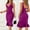 Hot Pink, variant on Sakmal Womens Fashion Knee Length Solid Bodycon Dresses Black Sexy Ruffle Sleeve Sleeveless Deep V-Neck Plus Size Ladies Dresses