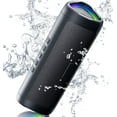 thumbnail image 1 of Altavoz Bluetooth Portátil Impermeable IPX5 con Luces RGB Sincronizadas, 20H de Autonomía y Emparejamiento TWS – Ideal para Regalos, Fiestas y Exteriores (Negro), 1 of 8