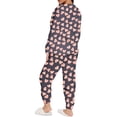 thumbnail image 4 of Conjunto de Pijama para Mujer Shendy Vendy Manga Larga Cuello Redondo con Estampado Transpirable, 4 of 4