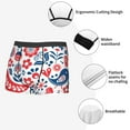 thumbnail image 6 of Kll Birds Flowers Men'S Cotton Boxer Briefs Underwear-Small, 6 of 9