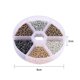 thumbnail image 4 of Juego de 6 Cuentas de Vidrio KAIYANG para Hacer Joyas Accesorios de Bisutería 3 cm Color Blanco, 4 of 4