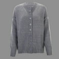 thumbnail image 2 of Cardigan Sweaters for Women 100% Cotton Button-Down Oversized Knit Outerwear Fall Tops for Women 2025, 2 of 9