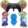 thumbnail image 1 of Cartoon Marios Balloon Birthday Party Supplies Disposable Tableware Set Background Banner Hat Baby Shower Cup Plate Napkins, 1 of 10