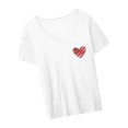 thumbnail image 1 of Blusas blancas de manga corta para mujer para ir de compras, ir al trabajo o para vacaciones. SG, 1 of 9
