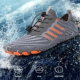 thumbnail image 3 of Men Women Water Shoes Quick Drying Non- Slip Beach Swim Aqua Shoes for Water Sport Diving Sailing Kayaking Boating Fishing Barefoot Pool Surf, 3 of 12